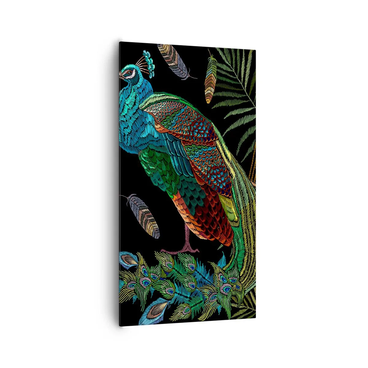 Lærredstryk - Billede på lærred - I kongelige gevandter - 65x120 cm