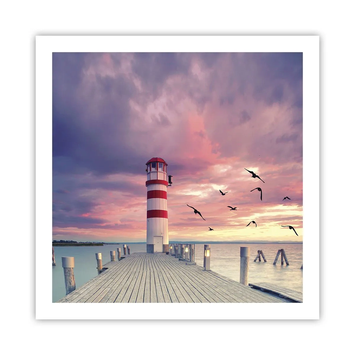 Plakat - Det er tid til havnen - 60x60 cm