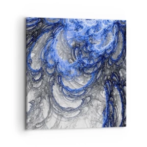 Lærredstryk - Billede på lærred - En bølges fødsel - 70x70 cm