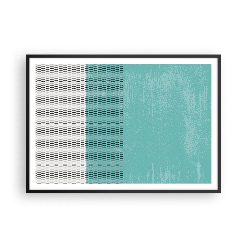 Plakat i sort ramme - Balanceret sammensætning - 100x70 cm