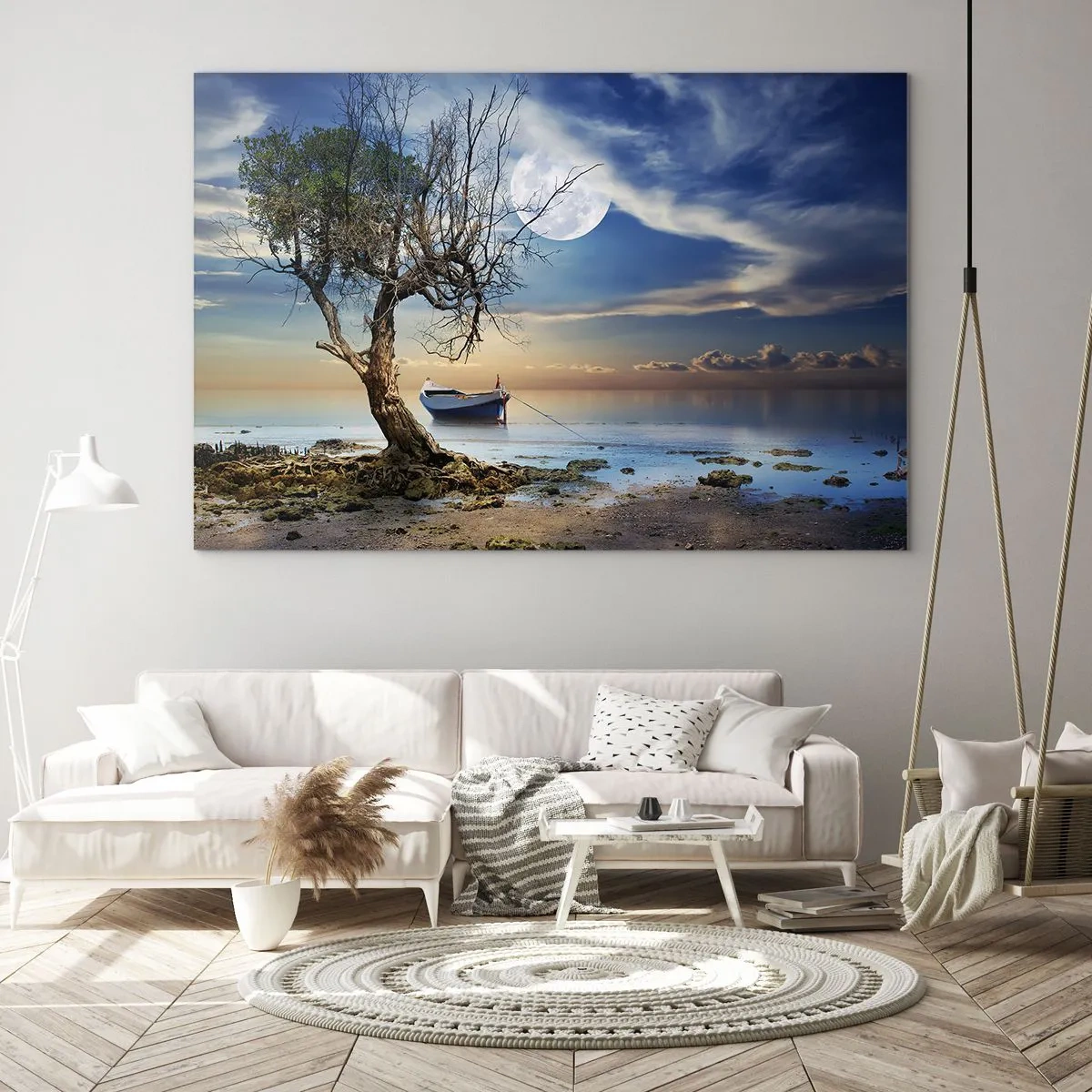 Billede på glas - Er dette enden eller begyndelsen? - 120x80 cm