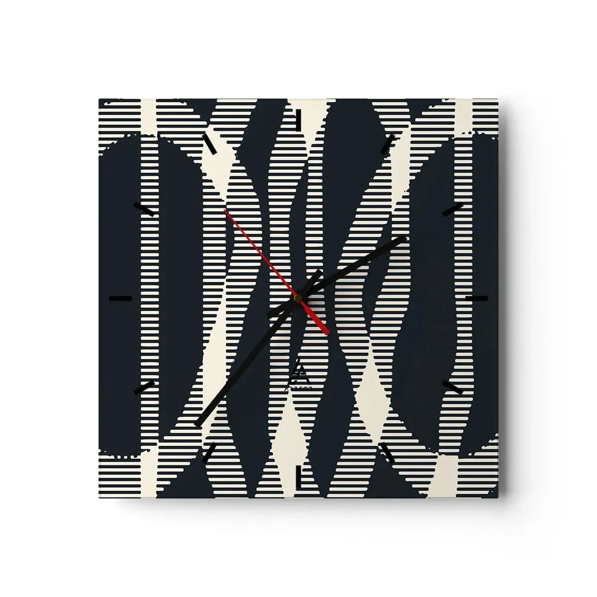 Vægur, Uret - Forsøg på at bryde igennem mørket - 30x30 cm