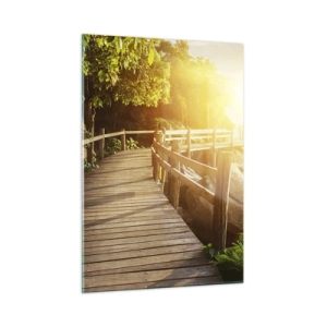 Billede på glas - Endnu et sving, endnu et under - 50x70 cm