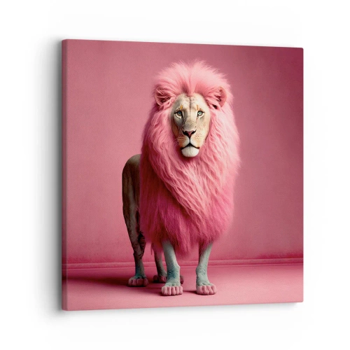 Lærredstryk - Billede på lærred - Og du er ikke længere bange - 30x30 cm