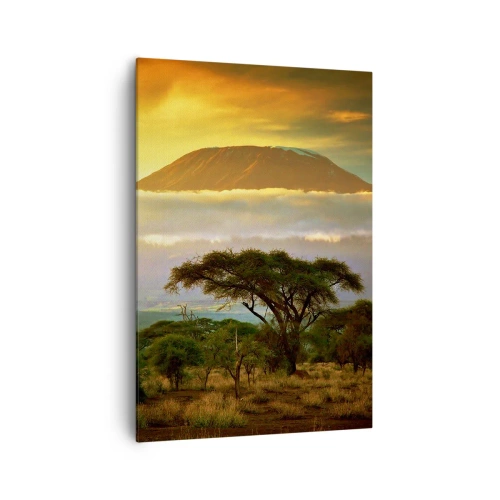 Lærredstryk - Billede på lærred - En rejsendes drøm - 70x100 cm