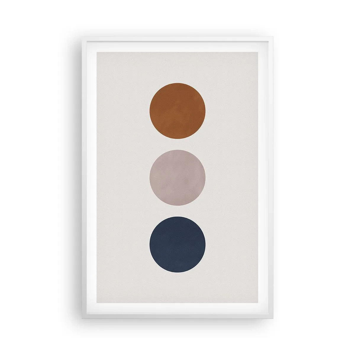 Plakat i hvid ramme - Et symbol på perfektion - 61x91 cm