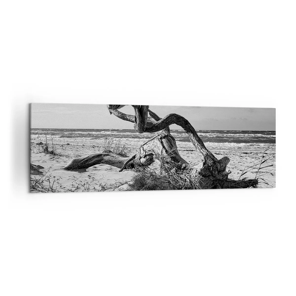 Lærredstryk - Billede på lærred - Havets skulptur - 160x50 cm