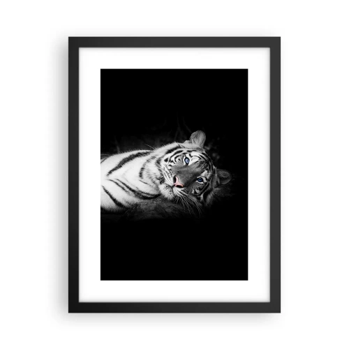 Plakat i sort ramme - Vildskab og fred - 30x40 cm