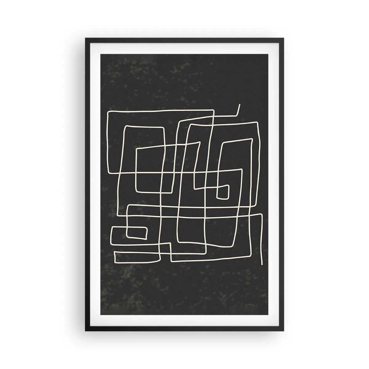 Plakat i sort ramme - Ikke helt så enkel - 61x91 cm