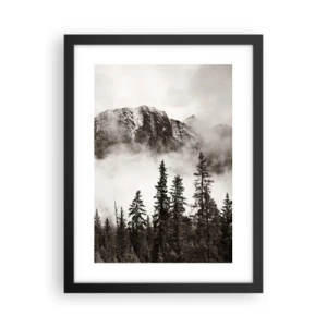 Plakat i sort ramme - Granit hersker - 30x40 cm