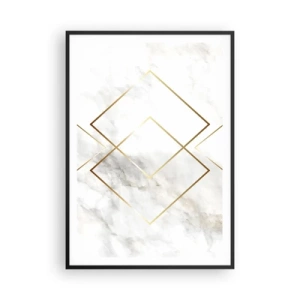 Plakat i sort ramme - Udsigt til det uendelige - 70x100 cm