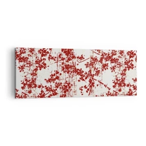 Lærredstryk - Billede på lærred - Som en gammel percale - 140x50 cm