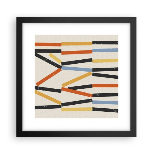 Plakat i sort ramme - Vandret komposition - 30x30 cm