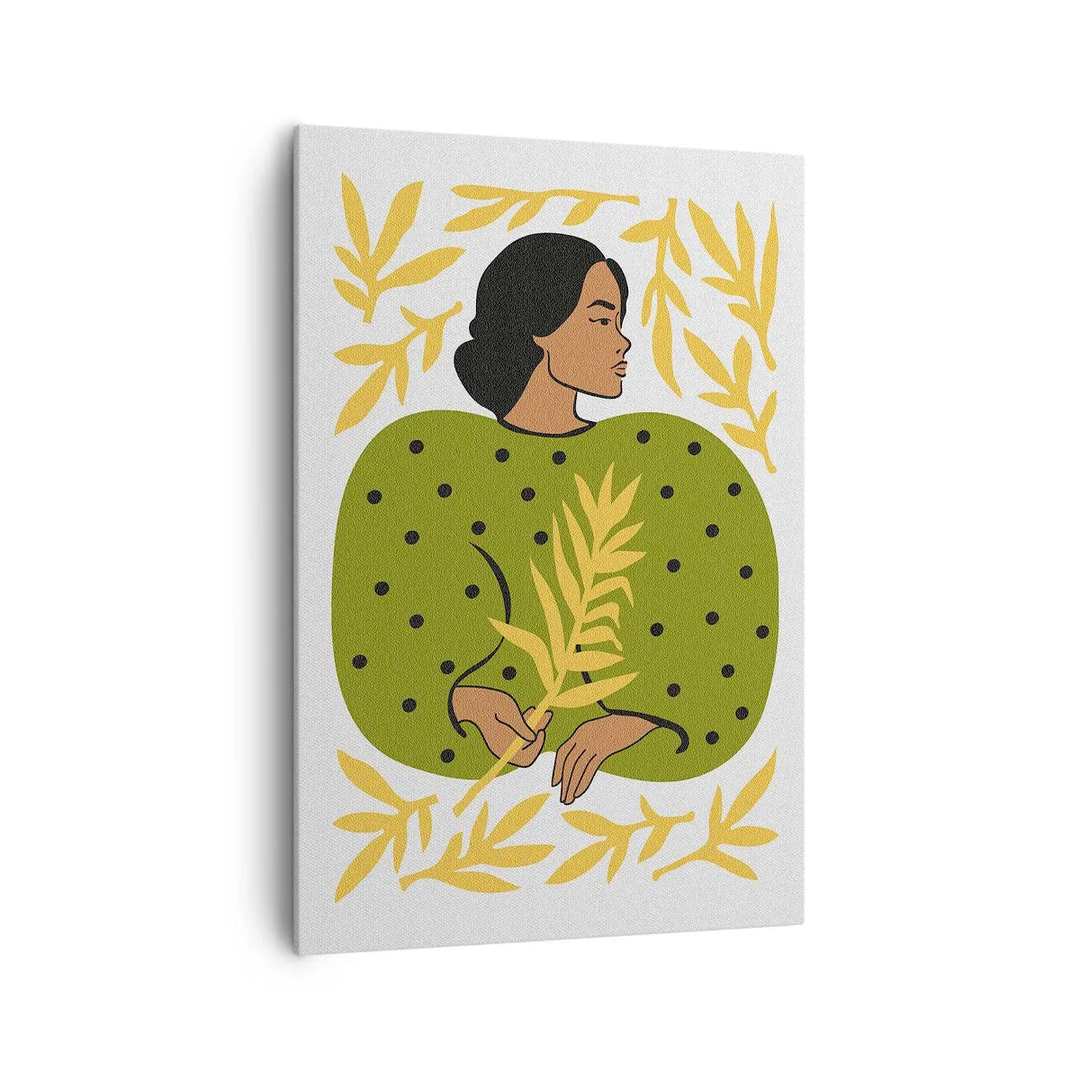 Lærredstryk - Billede på lærred - Hawaiiansk pige - 70x100 cm