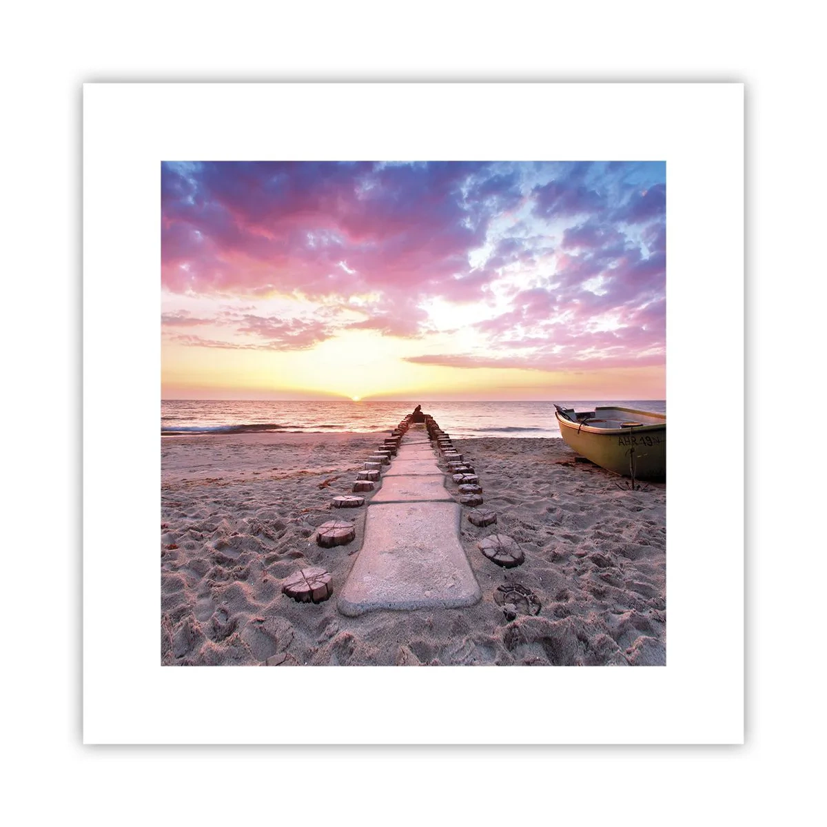Plakat - Et øjeblik med en dybtgående oplevelse - 30x30 cm