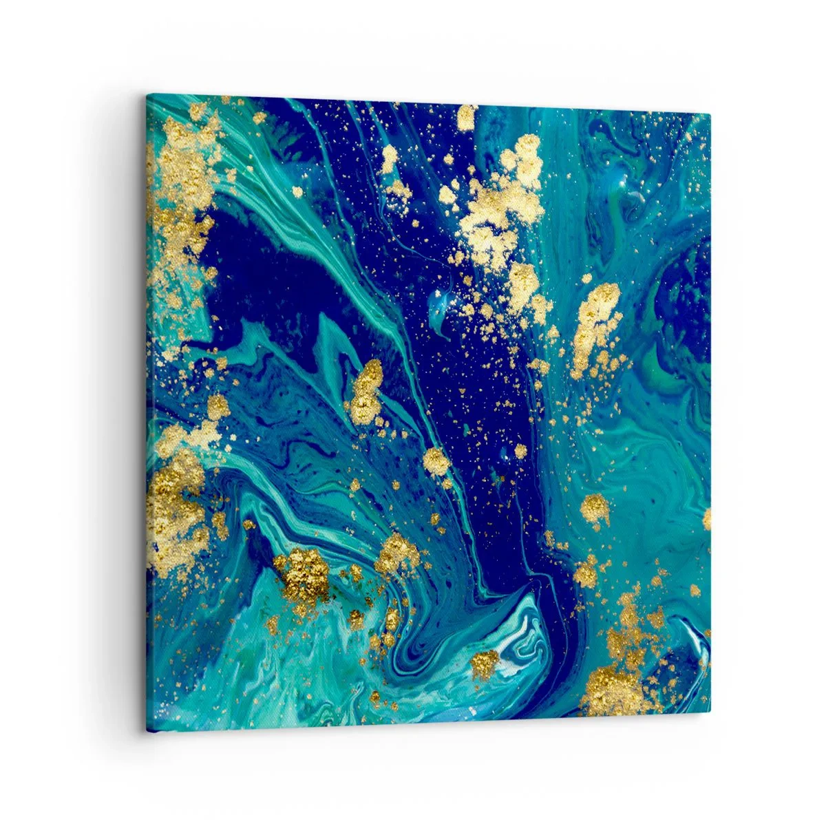 Lærredstryk - Billede på lærred - Solblade  - 50x50 cm