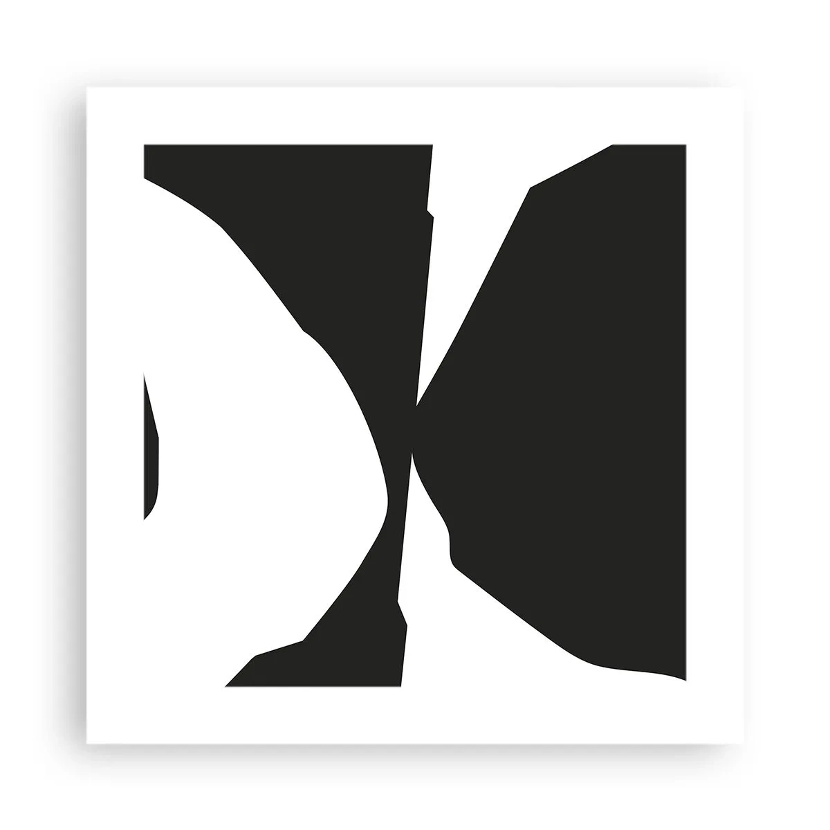 Plakat - Positiv-negativ - 40x40 cm