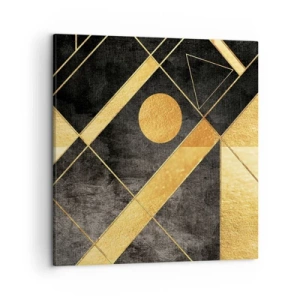 Lærredstryk - Billede på lærred - Ørkenens sol - 50x50 cm