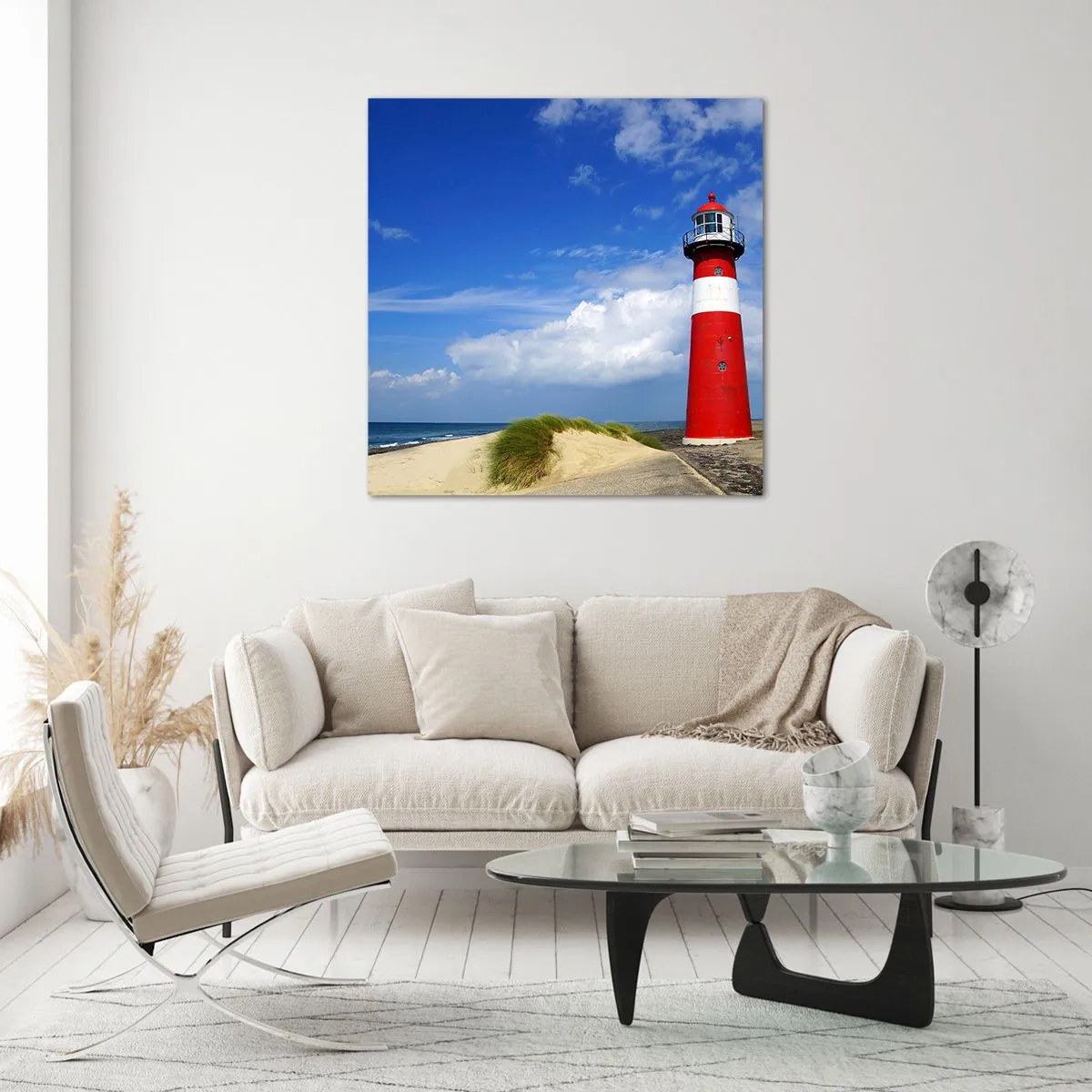 Billede på glas - En drøm om ensomhed - 30x30 cm