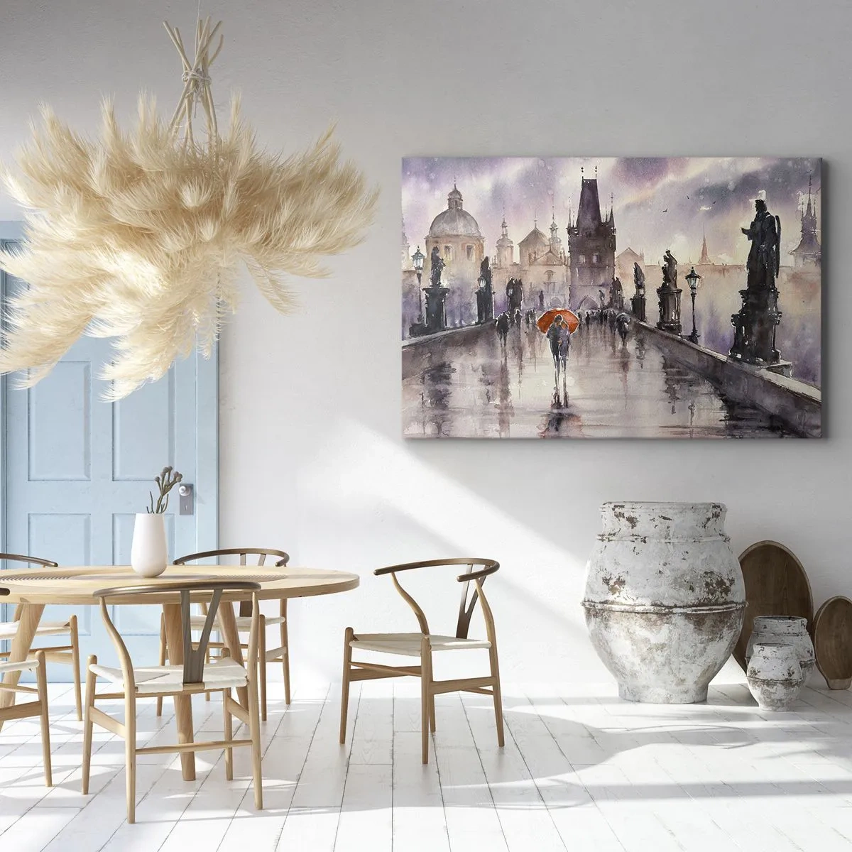Lærredstryk - Billede på lærred - Folk forandrer sig ikke - 70x50 cm