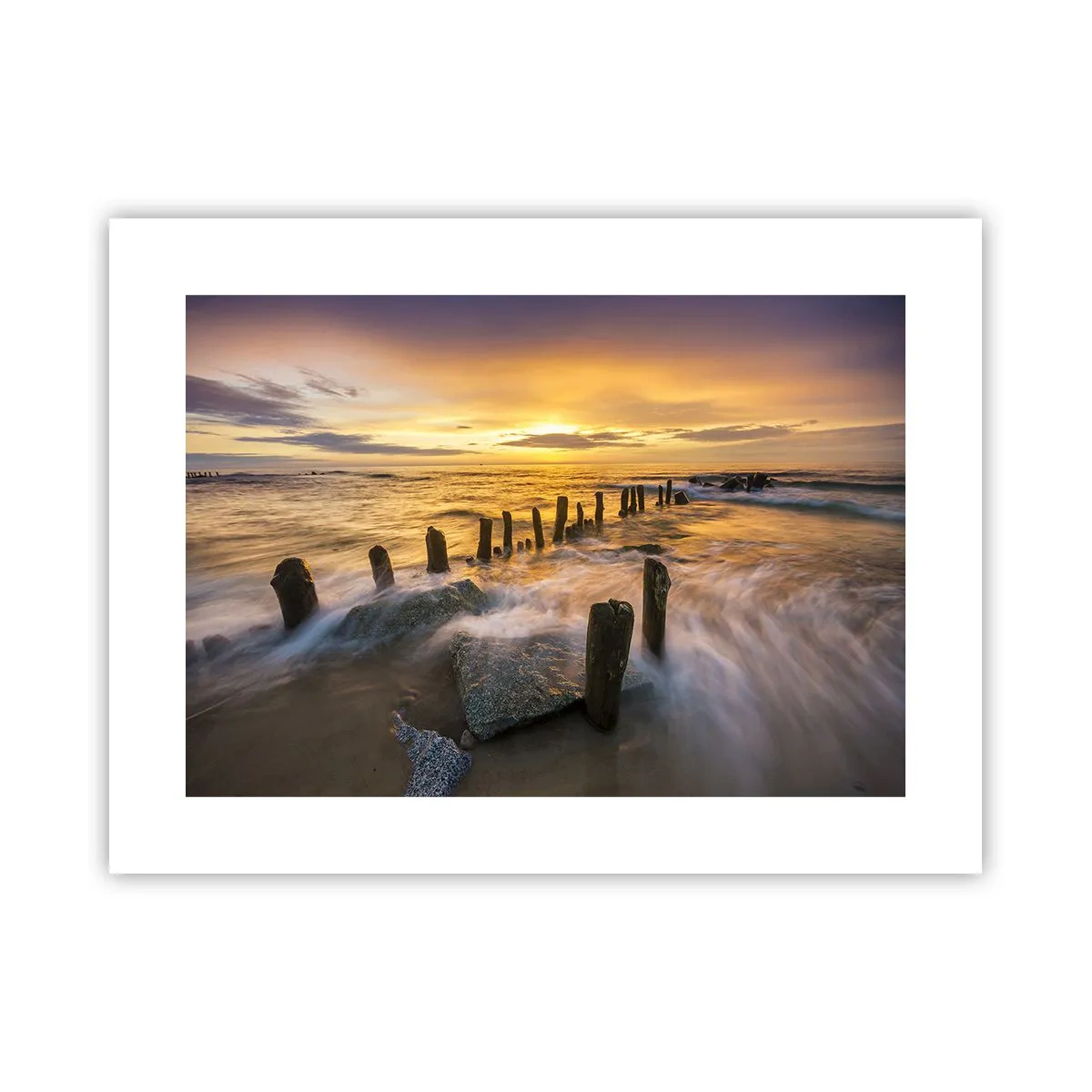 Plakat - Østersøens rå skønhed - 40x30 cm