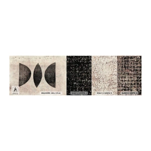 Prøve Fototapet Selvklæbende Deluxe Sticker - Etnisk abstraktion - Abstraktion, Stykke, Moderne kunst - 100x30 cm