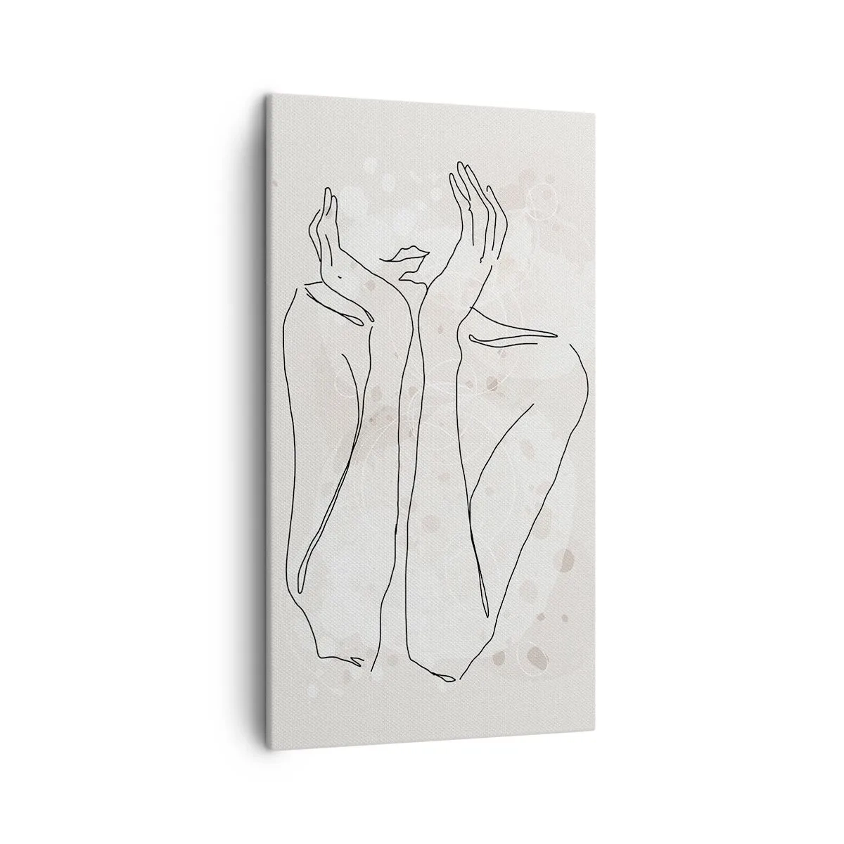 Lærredstryk - Billede på lærred - En drømmende stund - 45x80 cm