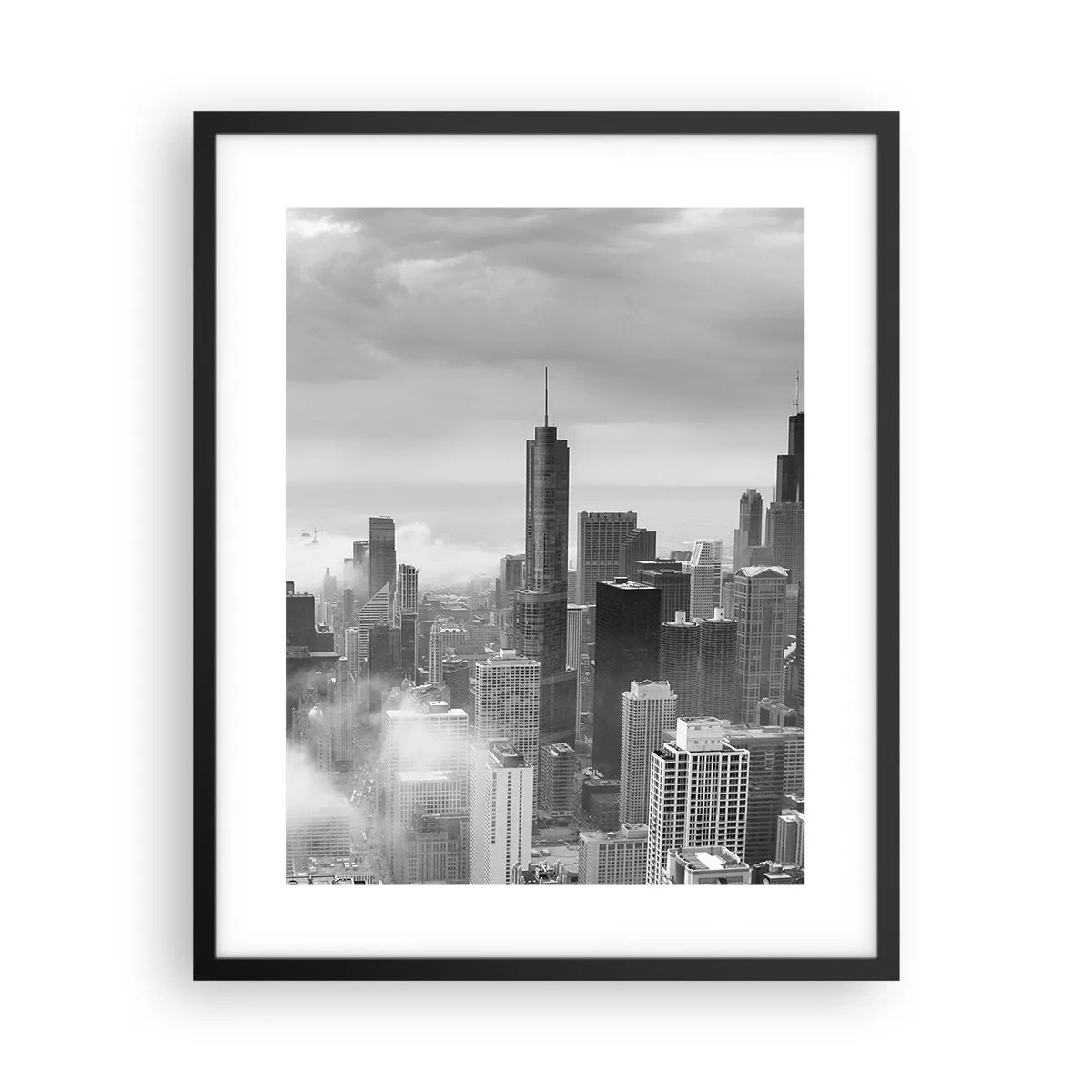 Plakat i sort ramme - Amerikansk landskab - 40x50 cm