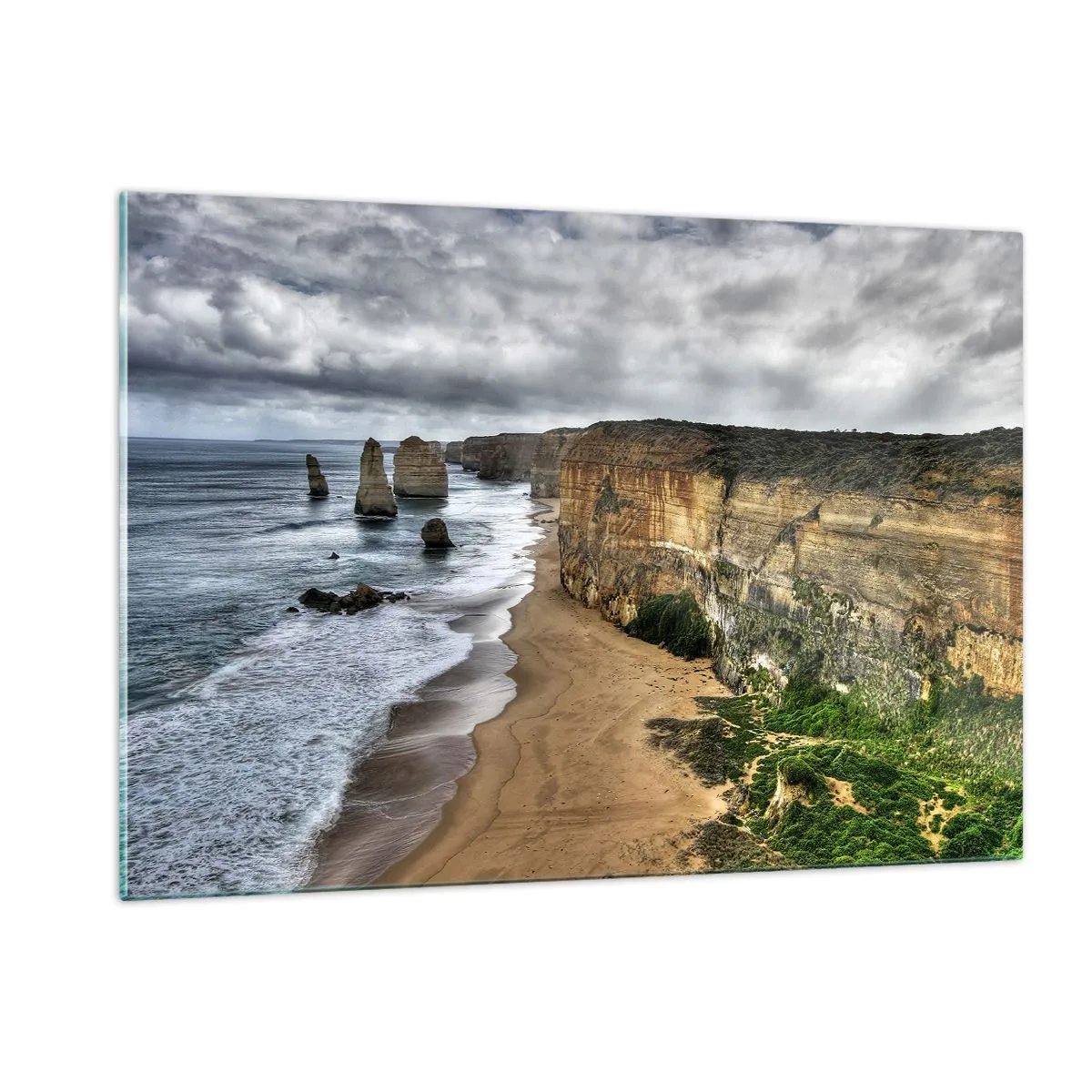 Billede på glas - Rå skønhed - 120x80 cm