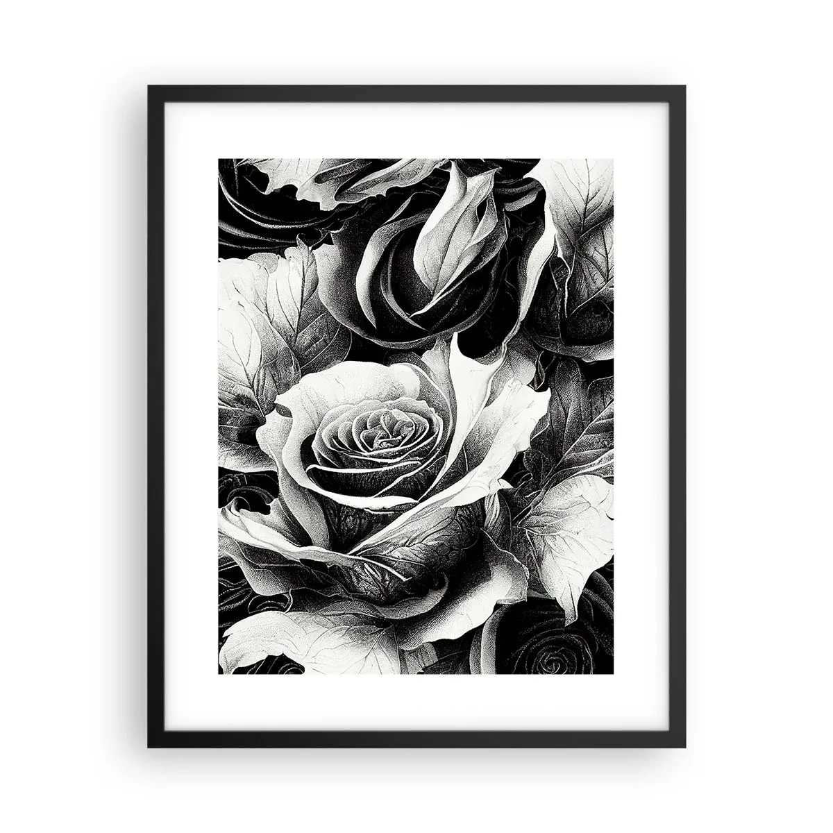 Plakat i sort ramme - Altid dronning - 40x50 cm
