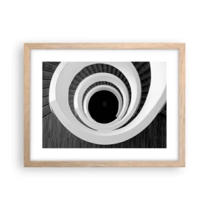 Plakat i ramme af lyst egetræ - Til sagen - 40x30 cm
