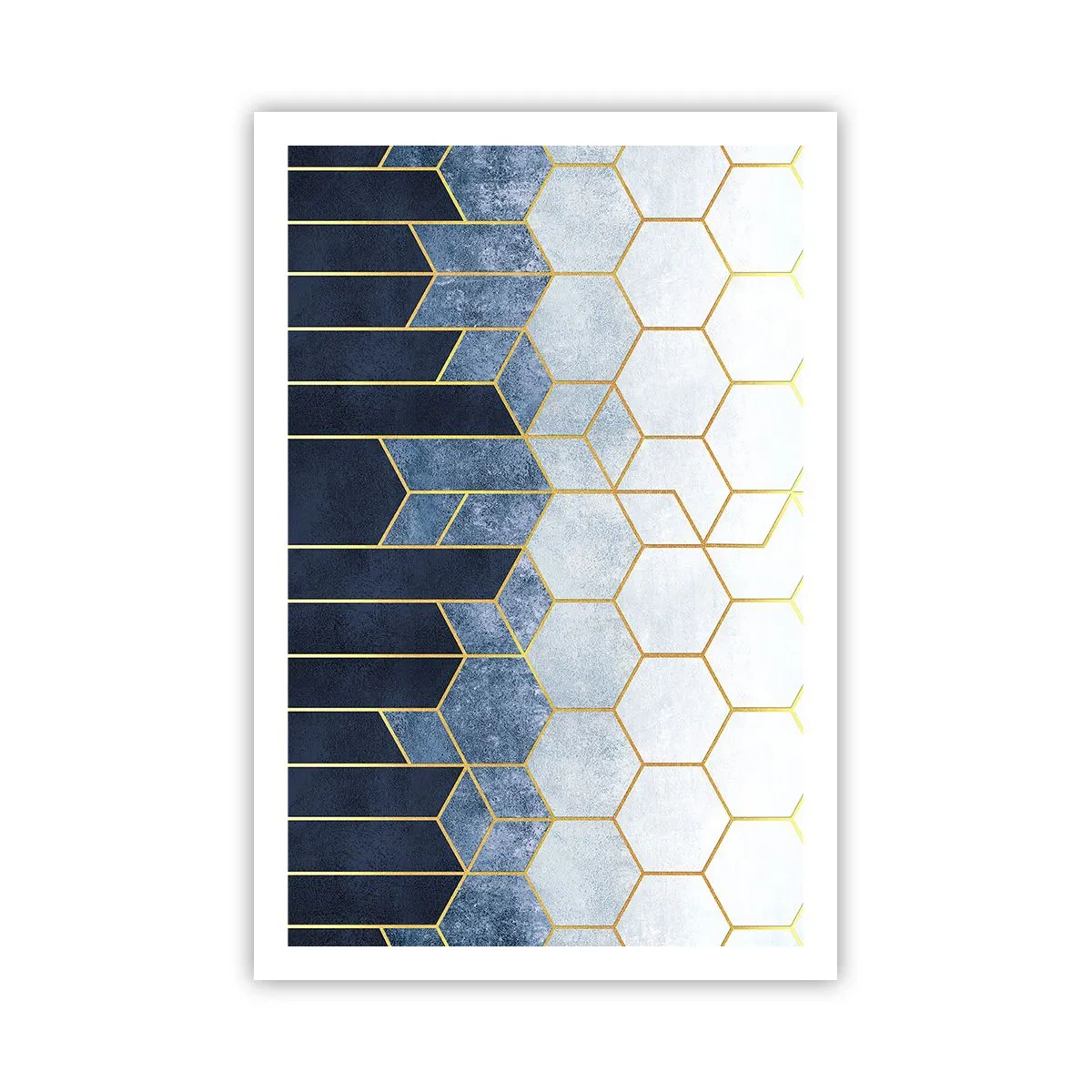 Plakat - Komposition i synkoperet rytme - 61x91 cm