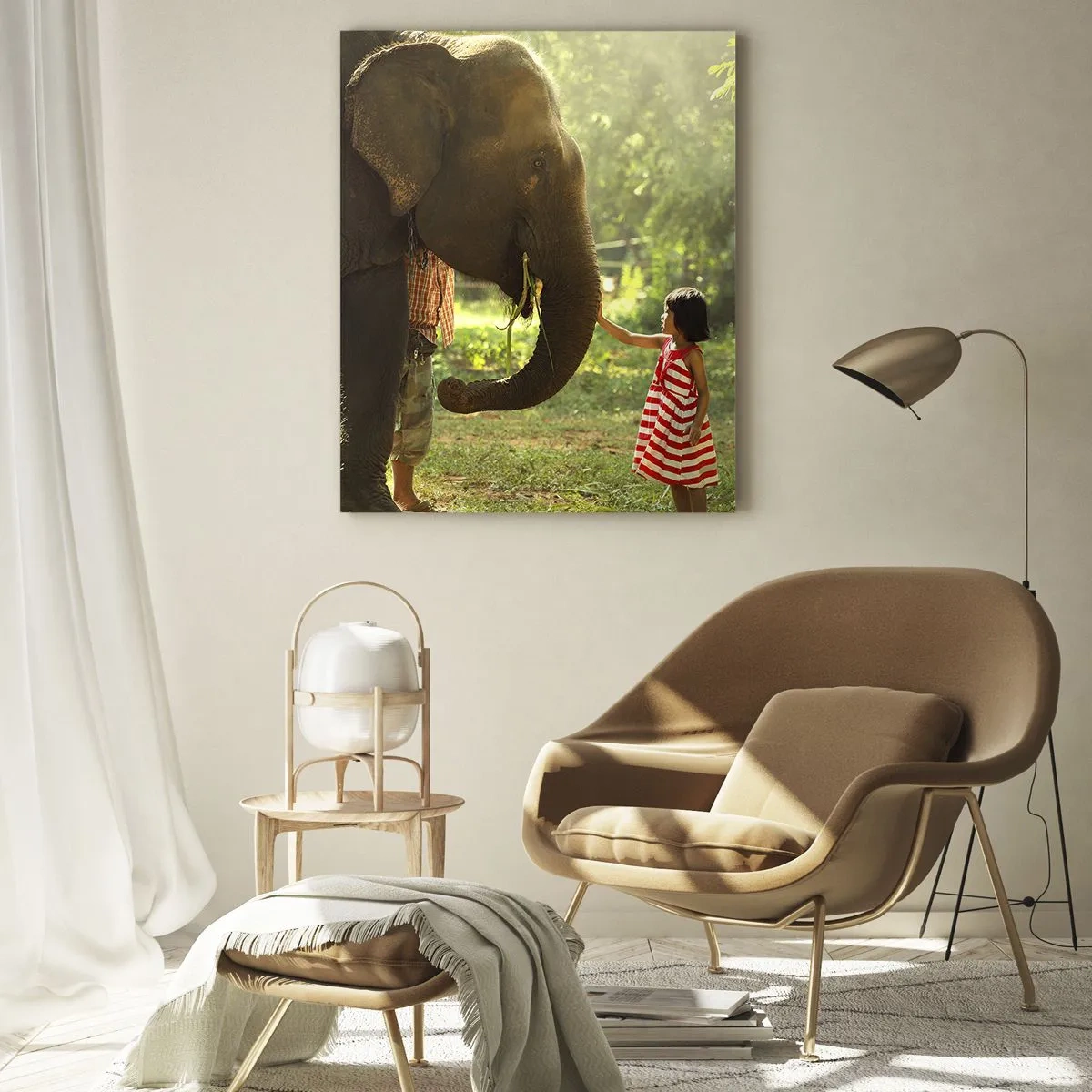 Billede på glas - Venskabets kraft - 70x100 cm