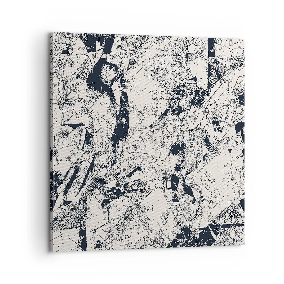 Lærredstryk - Billede på lærred - Modsætningernes gennemtrængning - 60x60 cm