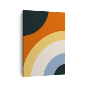 Lærredstryk - Billede på lærred - Over for hinanden - 50x70 cm