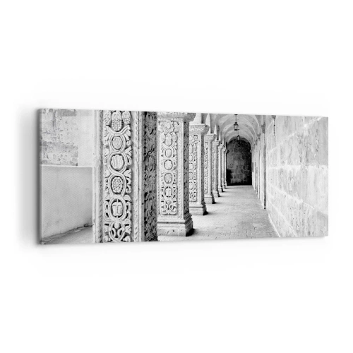 Lærredstryk - Billede på lærred - Og hvor går det hen...? - 100x40 cm