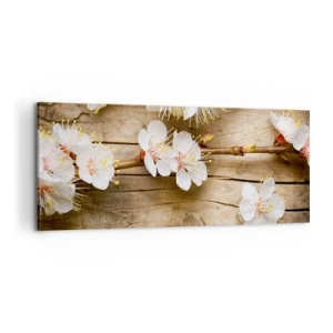 Lærredstryk - Billede på lærred - Og det blev forår - 100x40 cm