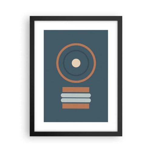 Plakat i sort ramme - Essensen af tingene - 30x40 cm