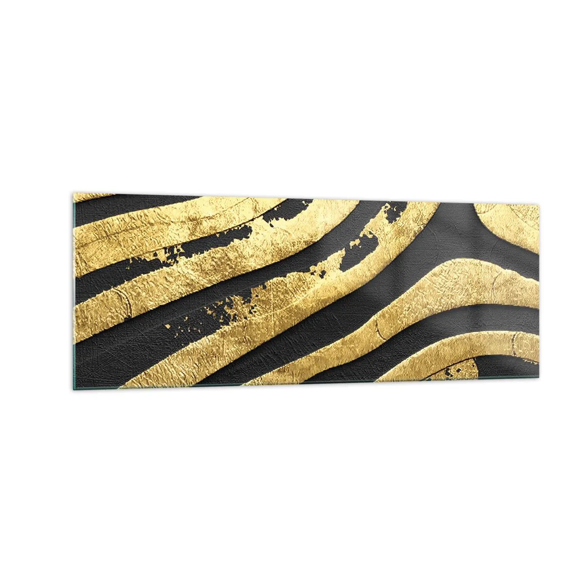 Billede på glas - Alt flyder - 140x50 cm