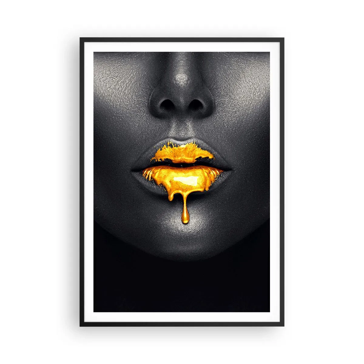 Plakat i sort ramme - Gyldenmund - 70x100 cm
