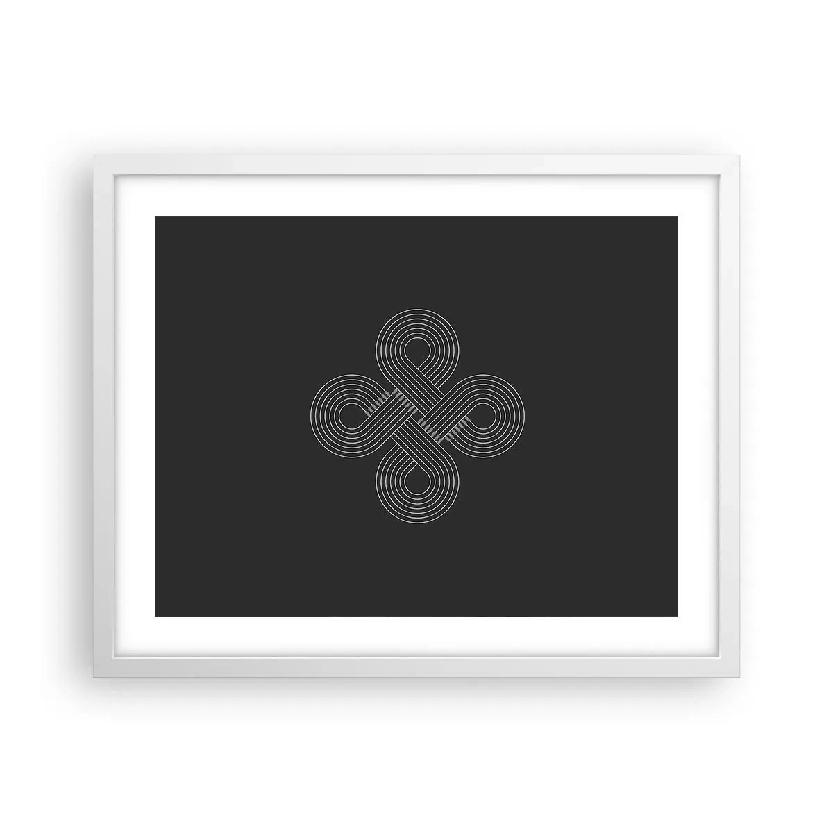 Plakat i hvid ramme - I den keltiske ånd - 50x40 cm