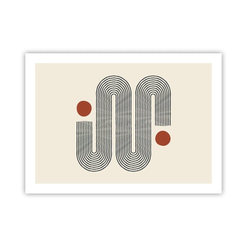 Plakat - Fra start til slut - 70x50 cm