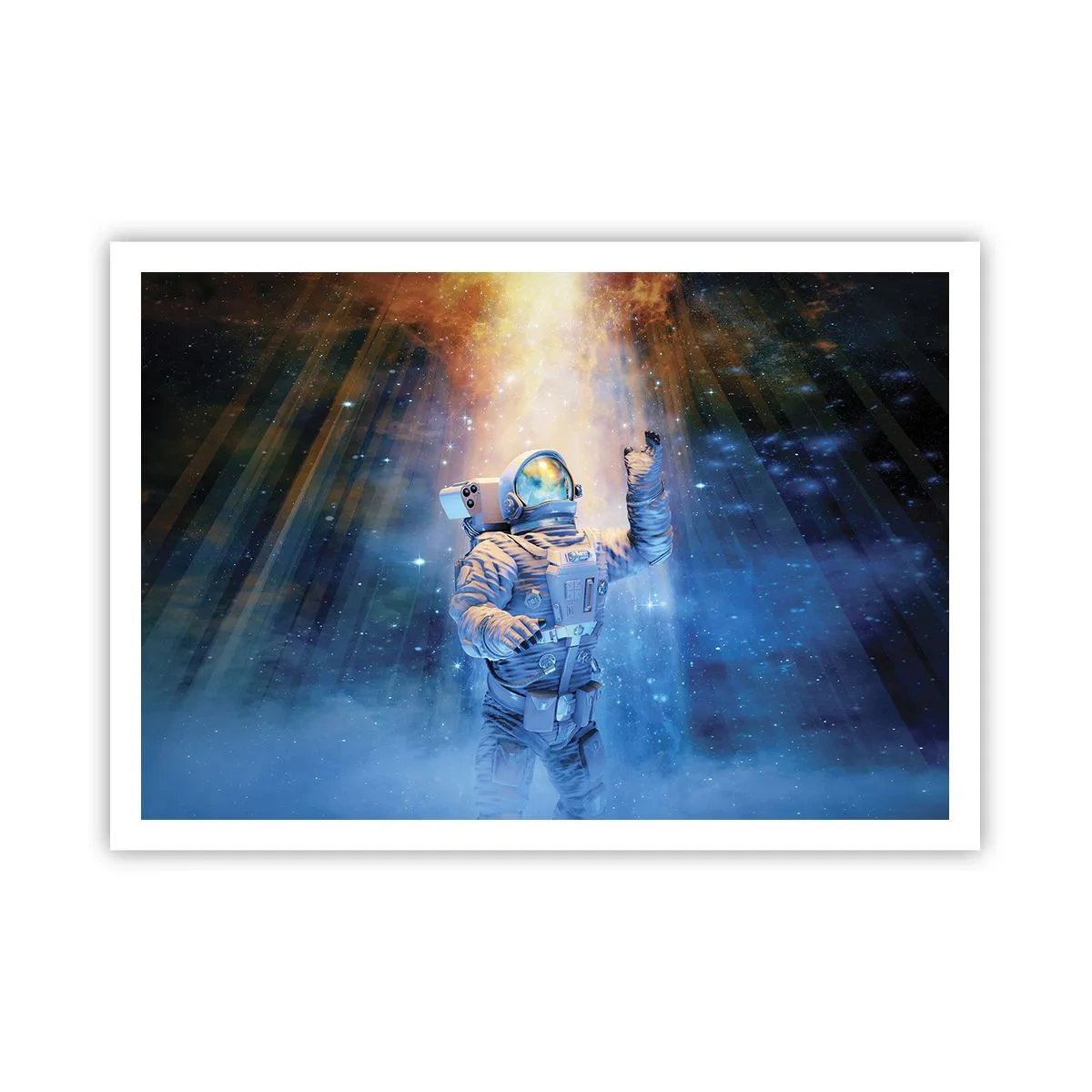 Plakat - Endelig på destinationen - 100x70 cm