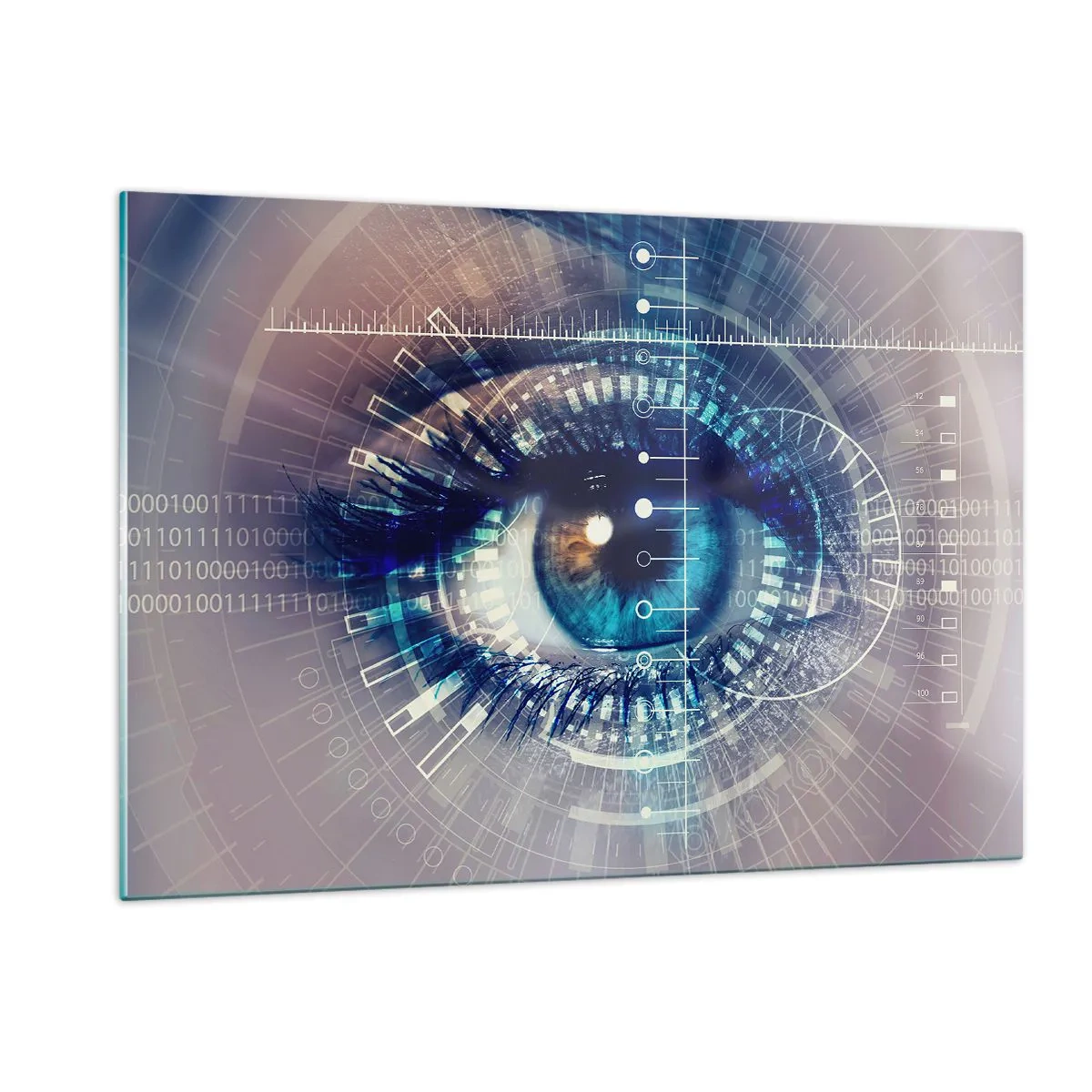 Billede på glas - Du tror, du kender mig - 120x80 cm