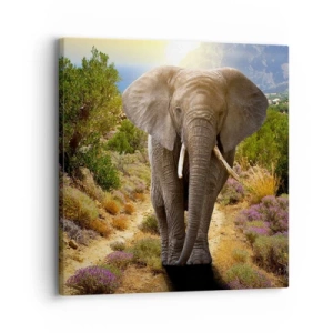 Lærredstryk - Billede på lærred - Sådan så Eden ud - 30x30 cm