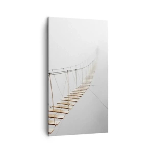 Lærredstryk - Billede på lærred - Hvor vil det føre dig hen? - 45x80 cm
