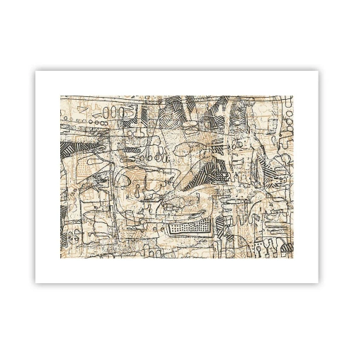 Plakat - Venter på at blive afkodet - 40x30 cm