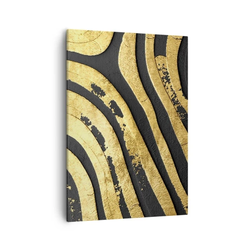 Lærredstryk - Billede på lærred - Alt flyder - 50x70 cm