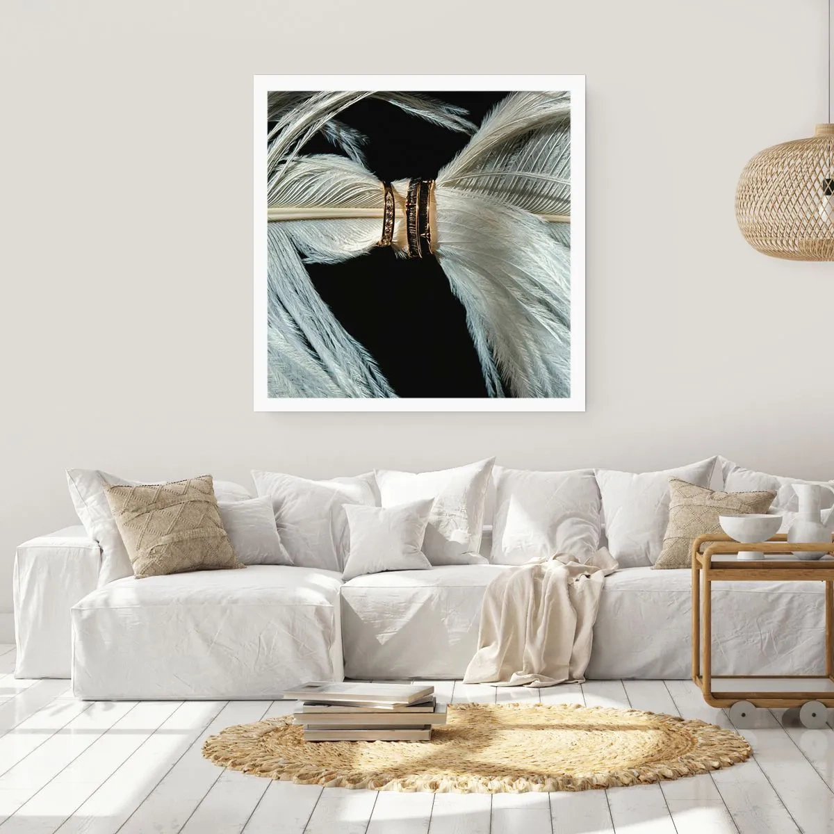 Plakat - ...og jeg vil ikke forlade dig... - 60x60 cm