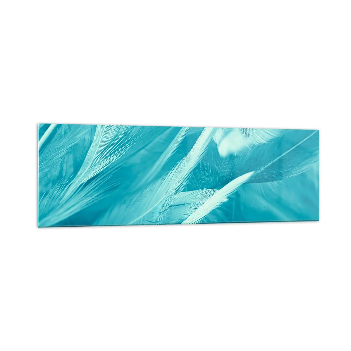 Billede på glas - At drukne i fluff - 160x50 cm